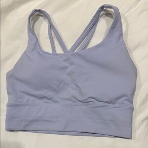lululemon athletica Energy Longline Size 4 - Lavender - Sports Bra